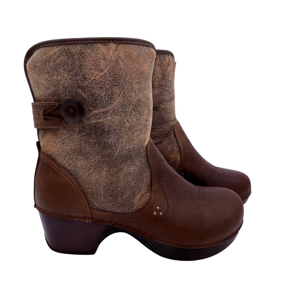Dansko Women's Brown Stormy Leather Boots Size 39 / 9
